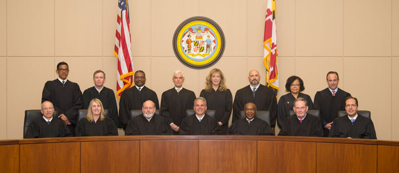 Judges of the Court of Special Appeals Maryland Courts