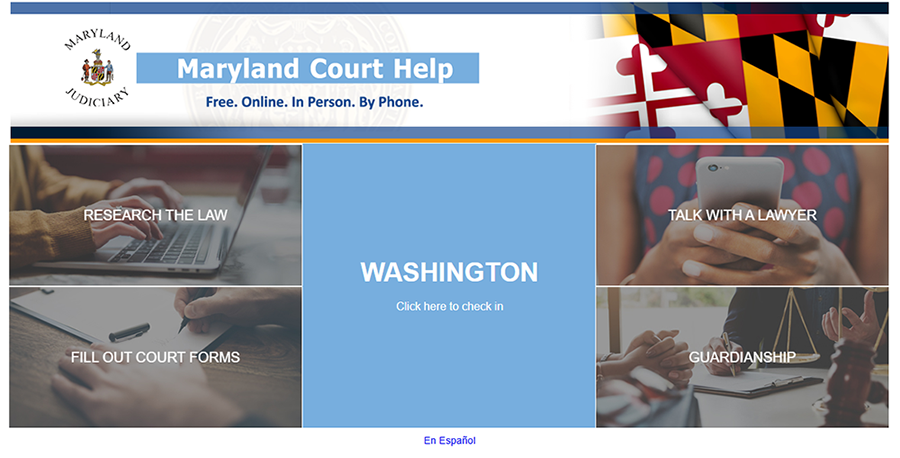 image of Washington County Court Help Kiosk