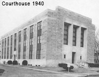 Cecil County Circuit Courthouse circa 1940.