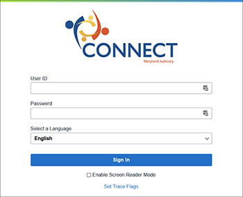 Connect Maryland Courts