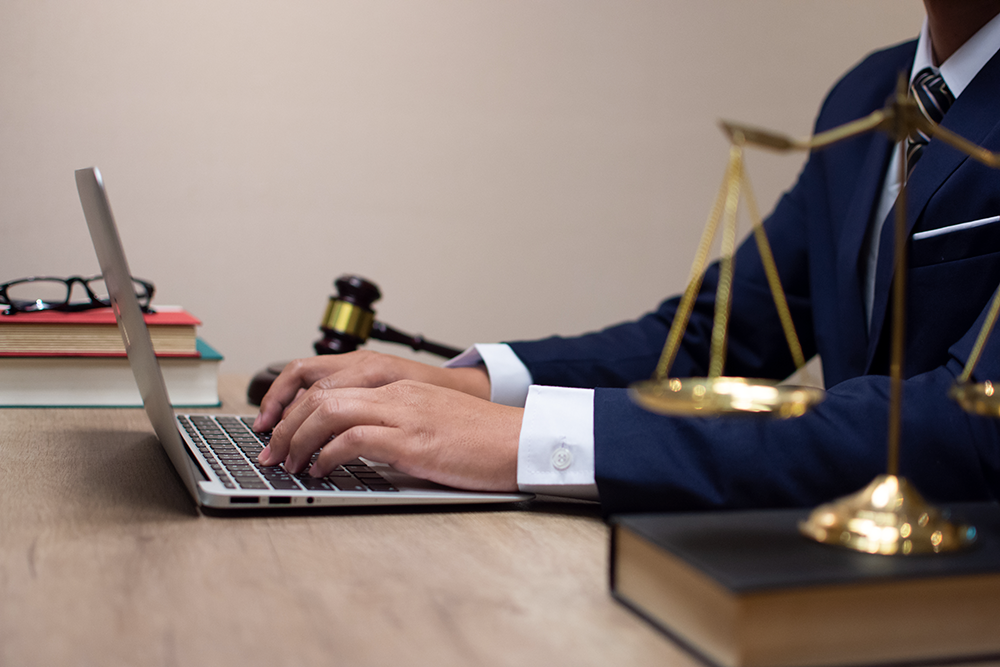 laptop with attorney