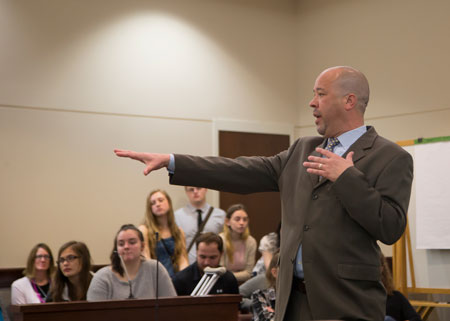 Anne Arundel County High School students attending Schools in the Court program