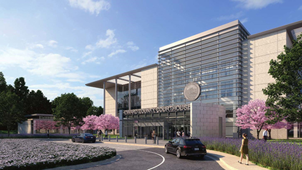 rendering of the new Howard County Circuit Courthouse